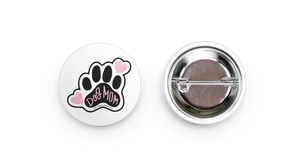 Dog Mom 1.25" round pin