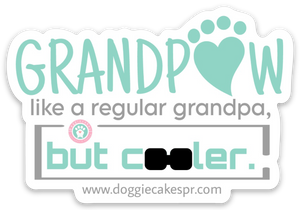 Grandpaw & Grandma Stickers