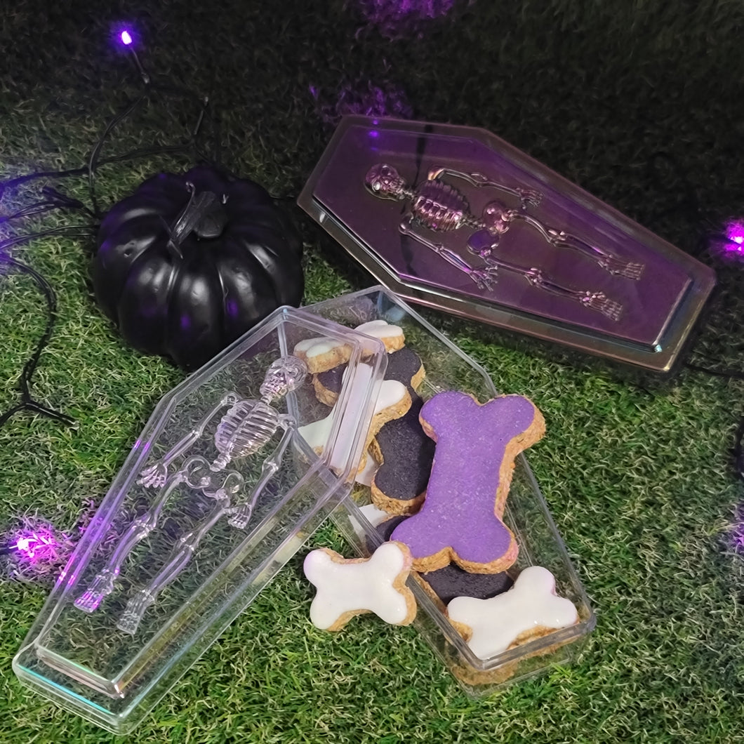 Halloween Coffin with Dog Treats