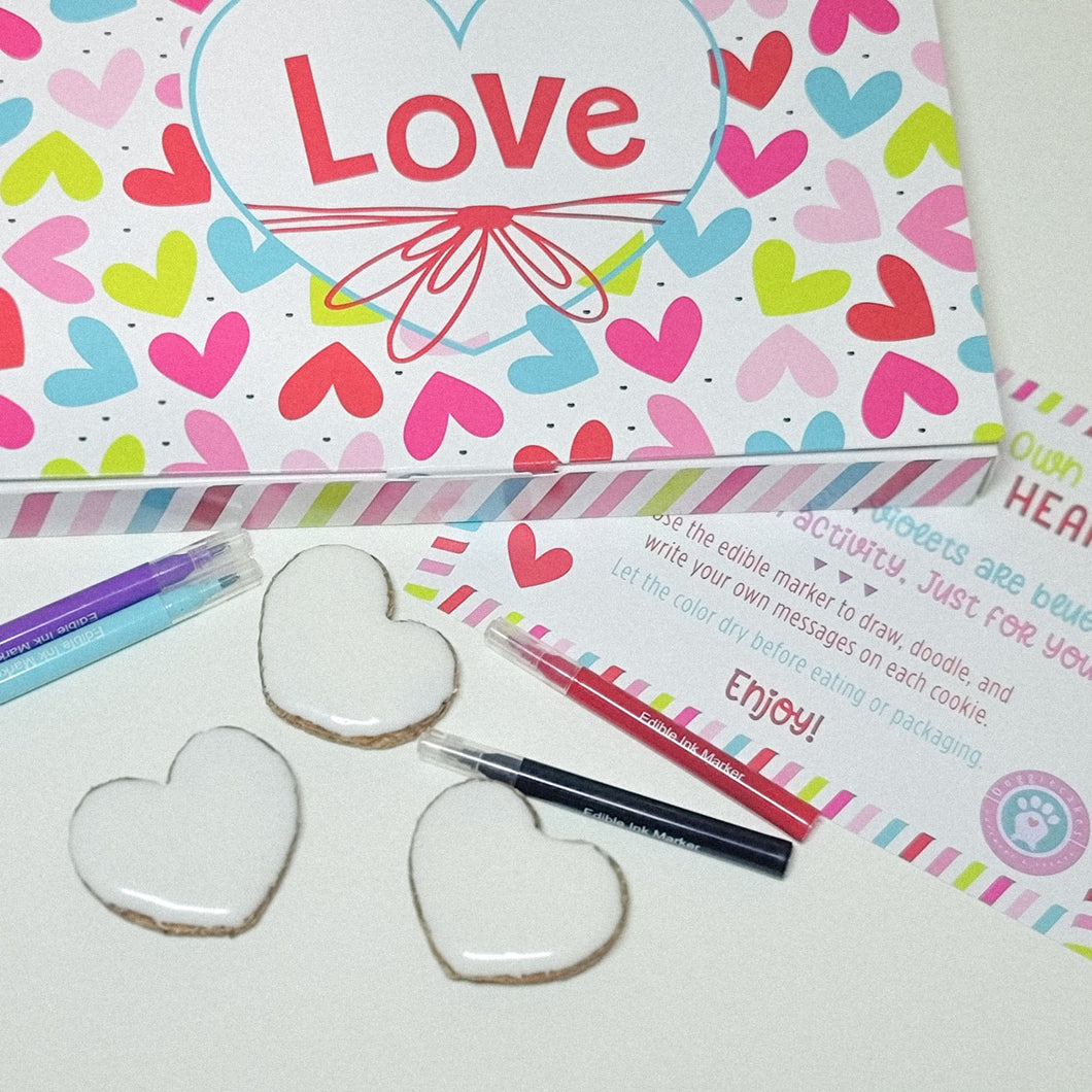 DIY Dog Treats Hearts Box