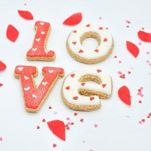 LOVE letters Dog Treats