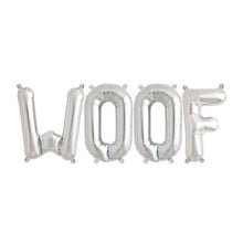 Cargar imagen en el visor de la galería, WOOF foil letters balloons
