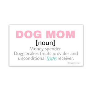 Dog Mom Rectangle Sticker