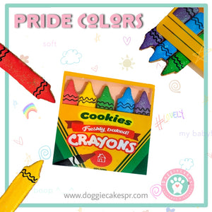 Cookie Crayon Dog Treats Set