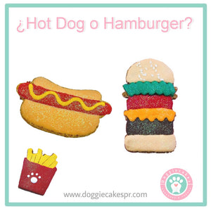 Hot Dog Cookie- Dog Treat